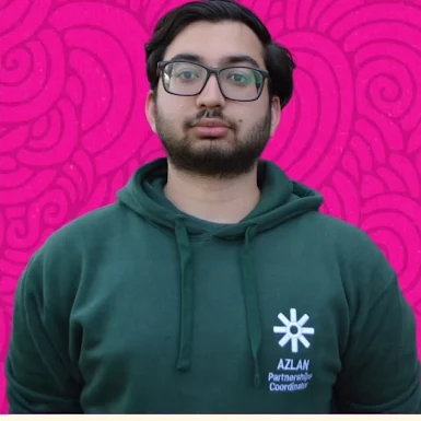 Partnerships Coordinator, Azlan Bhatti